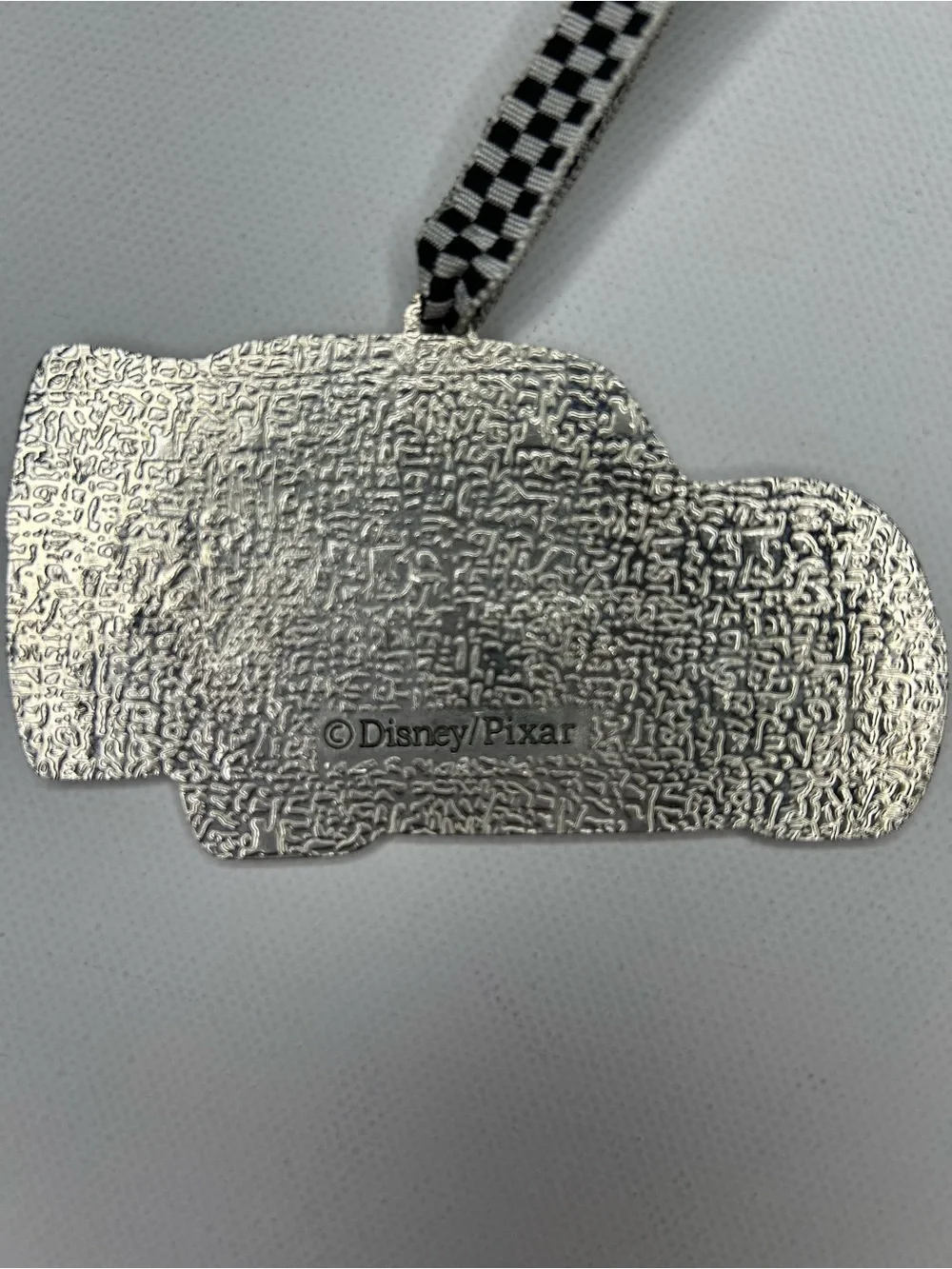 Disney Pixar Cars Lightning McQueen Metal Enamel Christmas Ornament